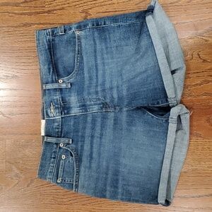 Levi cutoff denim shorts